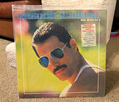 Freddie Mercury Mr. Bad Guy Autographed/Signed Vinyl