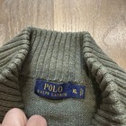 Polo Ralph Lauren Estate rib 1/4 Zip Pullover Sweater Mens Size Xl Green — photo 3