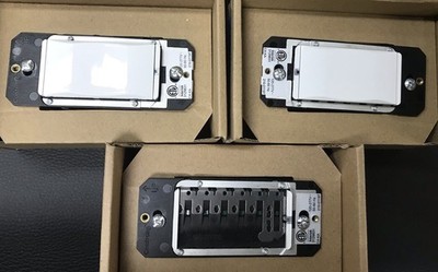 Bundle Of 3 Control4 Auxiliary Keypads: 2 White C4-KA-WH, 1 C4-KA