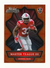 MASTER TEAGUE III 2021 Wild Card Alumination RC NIL Orange #56 Rookie Card #/50*