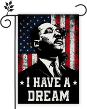 Martin Luther King Jr. Day Decorations I Have a Dream Banner MLK Day Garden Flag