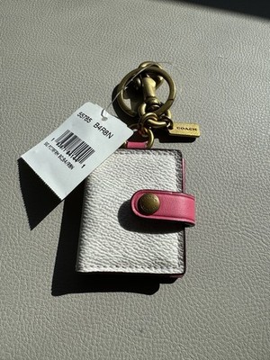 NWT Coach Frame Bag Charm Keychain Key Fob