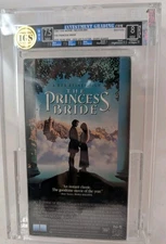 The Princess Bride VHS 1987 Nelson Entertainment Sealed IGS Graded 7.5/8 NM Rare