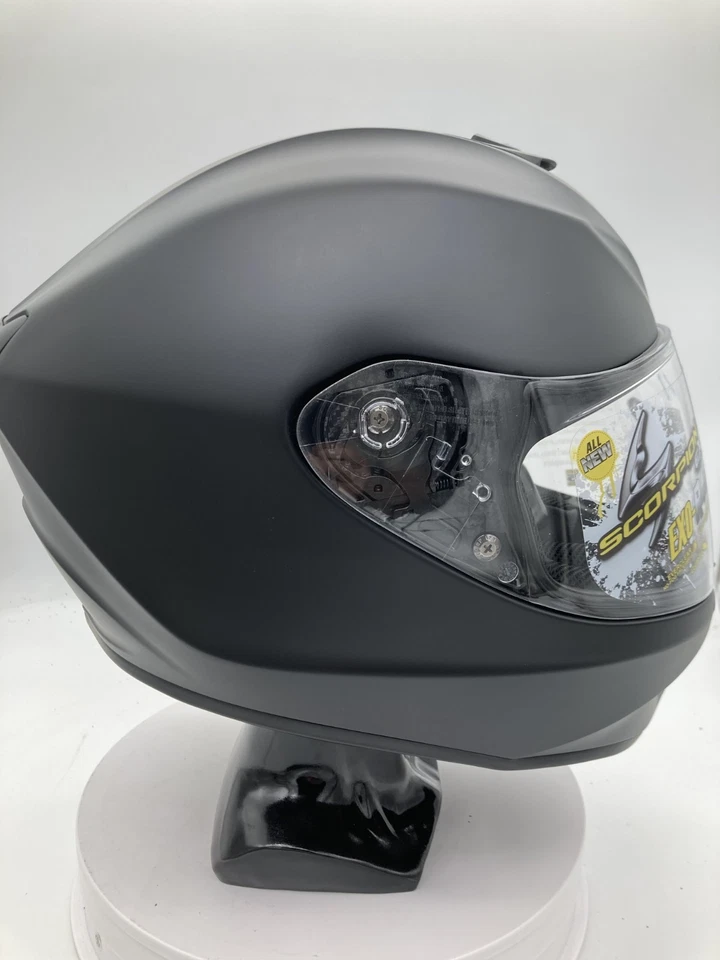 Scorpion Exo-R420 Matte Black Full Face Helmet Motorcycle Size Small - Изображение 3 из 4