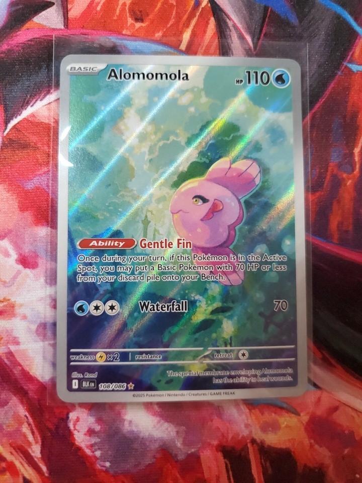 Pokemon TCG Alomomola 108/086 Black Bolt IR Full Art Holo EN