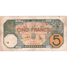 [#377063] French West Africa, 5 Francs, 1932-09-01, VF