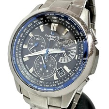 Clearance Item CASIO Casio OCEANUS OCW M700 Wristwatch Titanium Solar Radio Gra