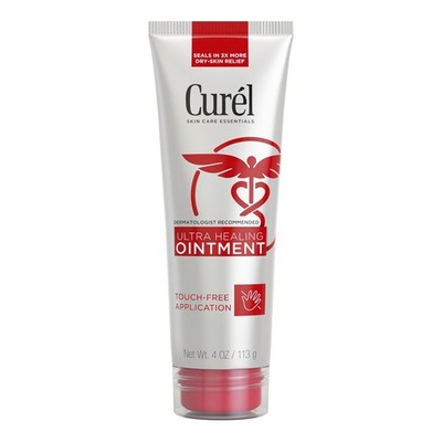 Curel Ultra Healing Ointment, Healing Ointment with Touch Free Applicator, Body
