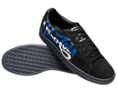 Schuhe Sneaker Damen Herren Unisex PUMA Pepsi blau schwarz Größe 37  Turnschuhe