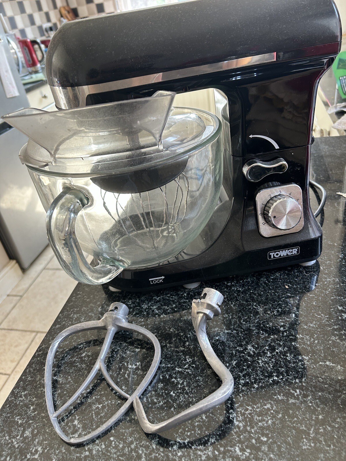 Tower 1000w Stand Mixer with 5L Glass Bowl (T12033GBF) eBay