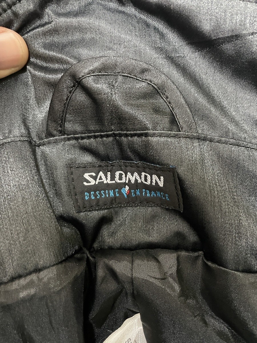 スノーボード archive SALOMON nylonpants tech Vintage Salomon black edition tactical snowboards Bib fleece