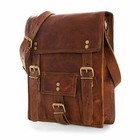 11"Men's New Genuine Leather satchel Vintage Messenger Small ipad Shoulder Bag