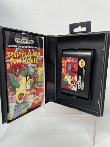 Sega Genesis Krustys Fun Fun House mit den Simpsons Spiel - vollständig - Bild 14 von 14