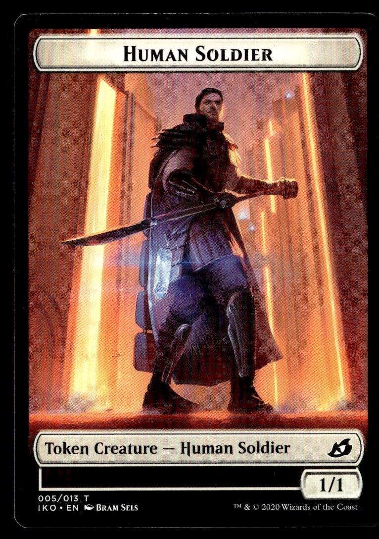 2020 Double Masters Tokens Human Soldier Token/Common #5