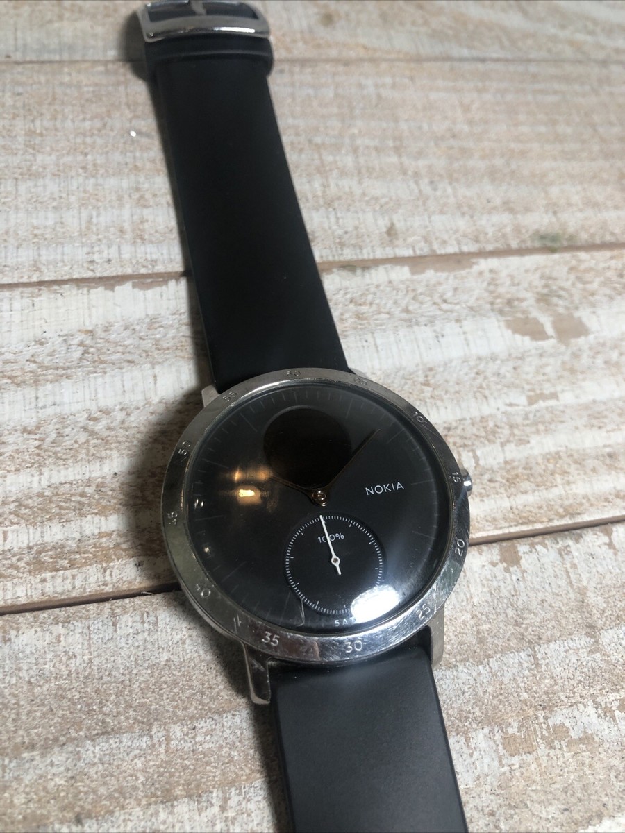 Nokia Steel HR Hybrid Smartwatch HWA03B 36mm Blue Band