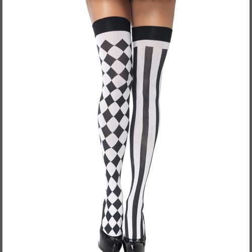 Leg Avenue Fancy Dress Jester Black 
