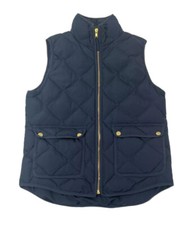 Woolrich Women  s Small Quilted Down Vest Navy