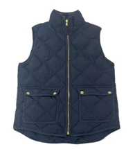 Woolrich Women’s Small Quilted Down Vest Navy