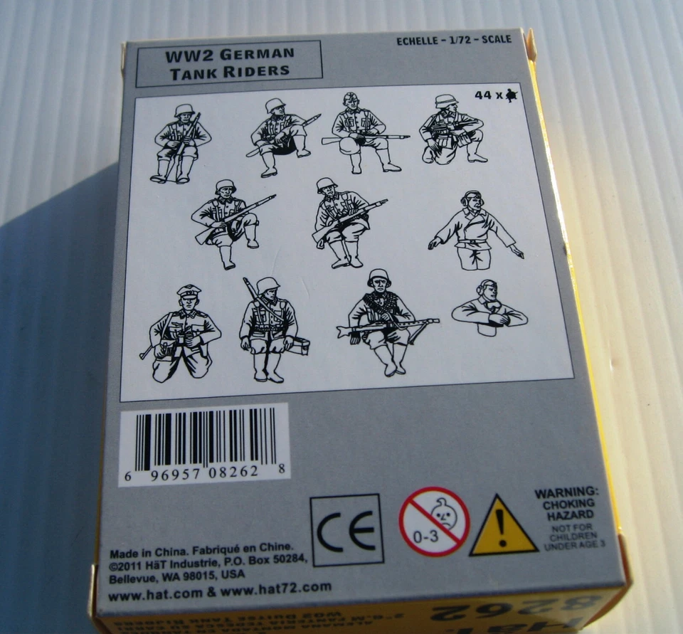 1/72 Scale WWII German Tank Rider Infantry, HaT, New In Box - Image 3 of 3