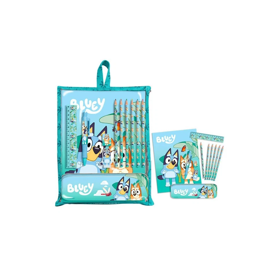 Bluey Life Schreibwarenset mit Halter