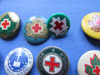 Red Cross Pins Vintage 19 Older Pins Ages Vary | eBay