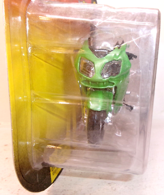 2011 MAISTO ADVENTURE WHEELS 1:18 SCALE GREEN 2002 KAWASAKI ZX12R