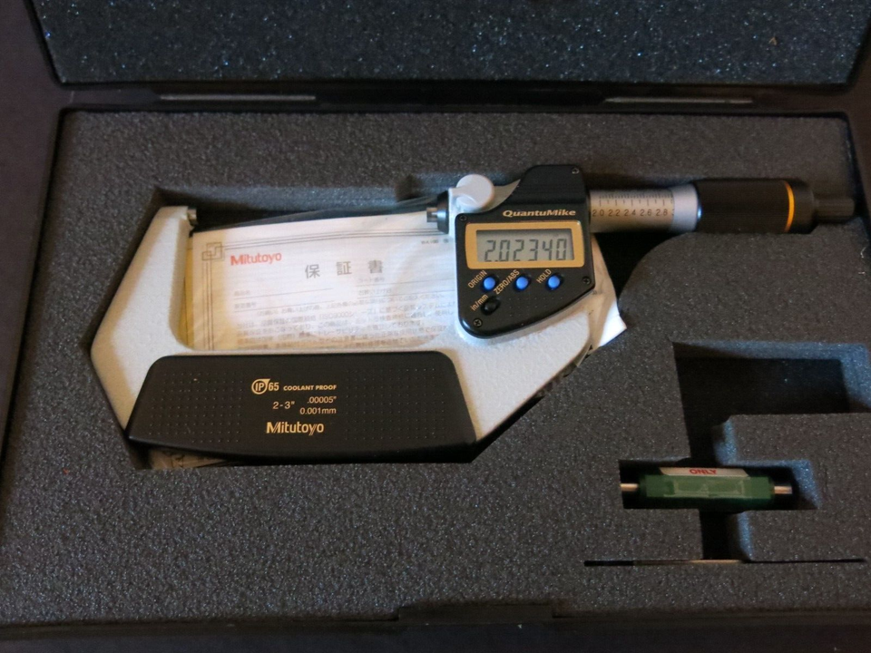 Mitutoyo 2" 3" 29318730 Digital Micrometer QuantuMike eBay