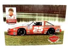 1989 BGN SERIES #25 ROB MOROSO OLDSMOBILE #25 SWISHER SWEETS NASCAR POSTCARD