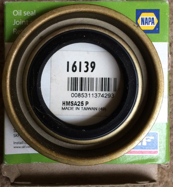 Wheel Seal Rear NAPA 16139 eBay