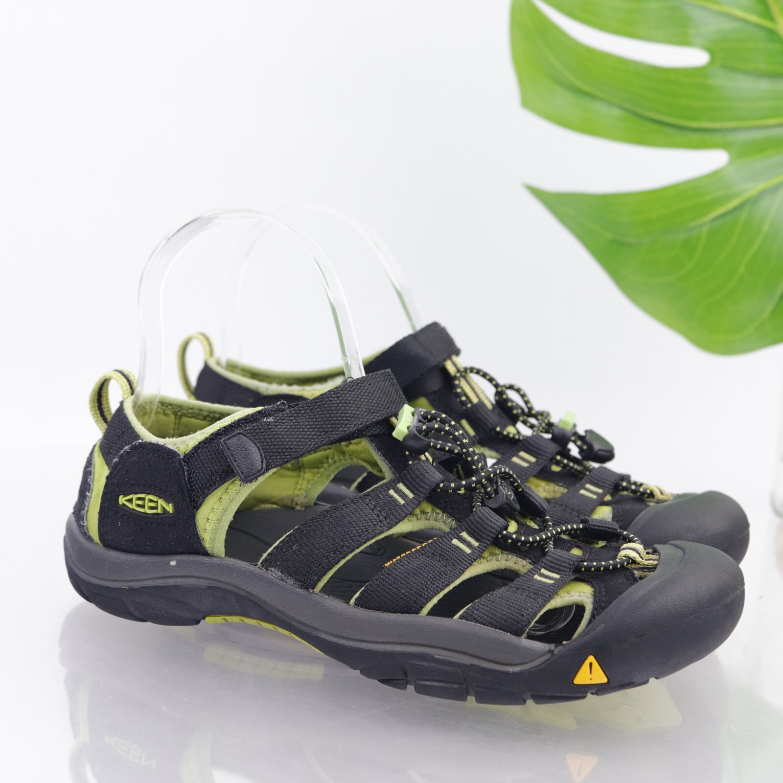 KEEN Sandalo da donna nero verde Newport taglia 6 nero pescatore all'aperto scarpe da pescatore