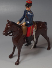 BRITAIN CAVALRY LEAD TOY SOLDIERS ON HORSE SET VG VINTAGE