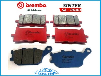 Pastiglie Freni Organiche Per Honda CRF1000 Africa Twin 2016-2020 - Anteriore + Posteriore - Foto 3