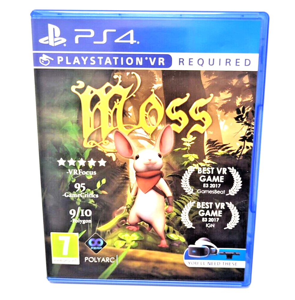 VR GAME MOSS PS4 Playstation 4 (VR Required) EXCELLENT Condition ADVENTURE