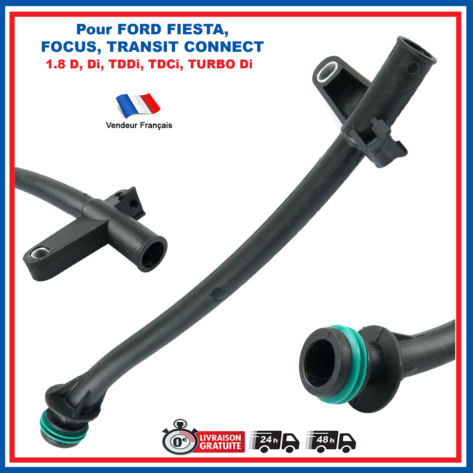 Puits jauge à huile 1135444 tube guide pour Focus Transit 1.8 TDCi