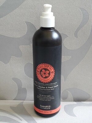 Tweak'd by Nature peaches,fresh cream,hydrating treatment Balm 12 oz