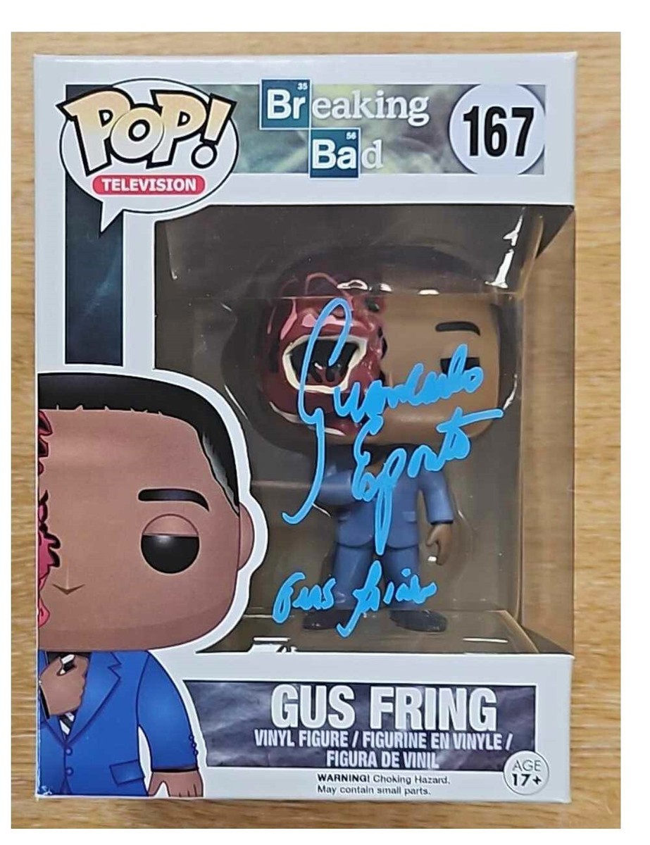 Breaking Bad Gus Fring Funko Pop! #167 Signed by Giancarlo