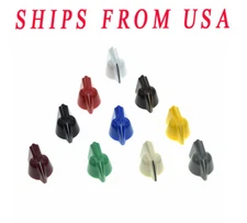 12-pack 1/4" Vintage Raised Mini Chicken Head Knobs AMP Effect Pedal Pot Knobs