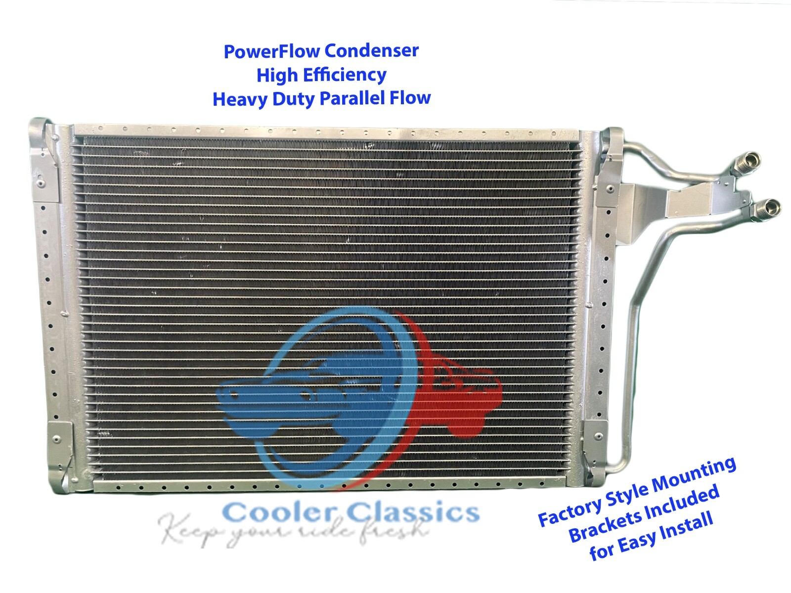 90 91 92 93 Chevy Chevrolet Corvette ZR1 Parallel AC condenser Evaporator AC2603