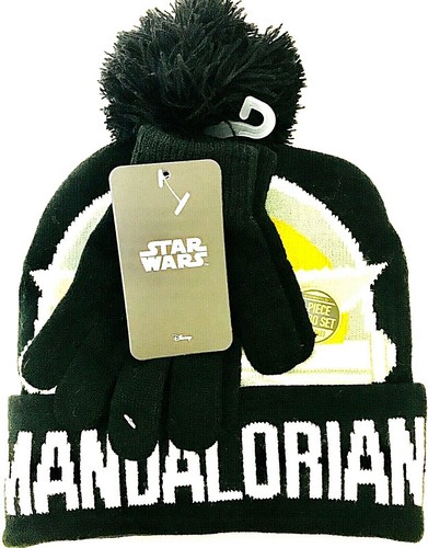 Bioworld Disney Star Wars Baby Yoda The Child Grogu Youth Hat & Gloves Set - Picture 2 of 3