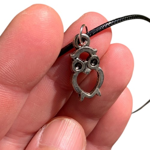 Silver Tone Owl Charm Pendants Owl Lover Necklaces Animal Inspired Women Jewelry - Picture 30 of 35