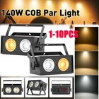 140W COB Par Can Light Stage DJ Light LED Audience Blinder Disco Party Light DMX