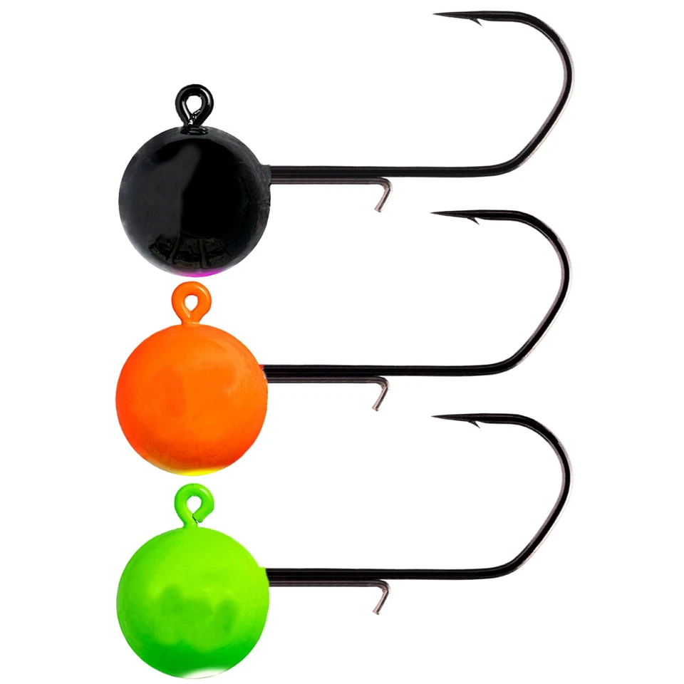 Monkey Lures Hook - 3 Jigköpfe, Jigheads, Jigköpfe fürs Barsch- und Zanderangeln