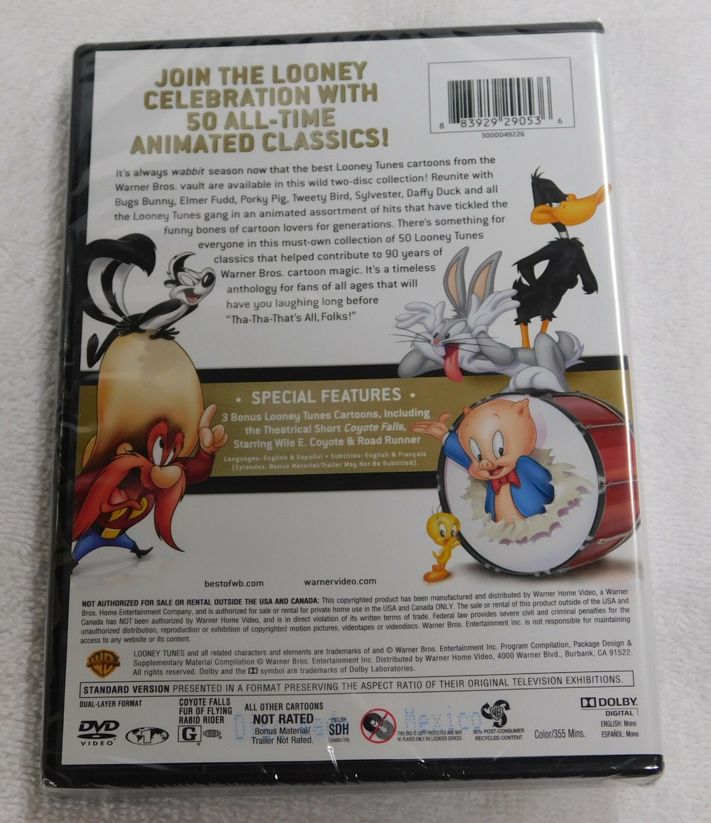 Best of Warner Bros 50 Cartoon Collection Looney Tunes DVD NEW