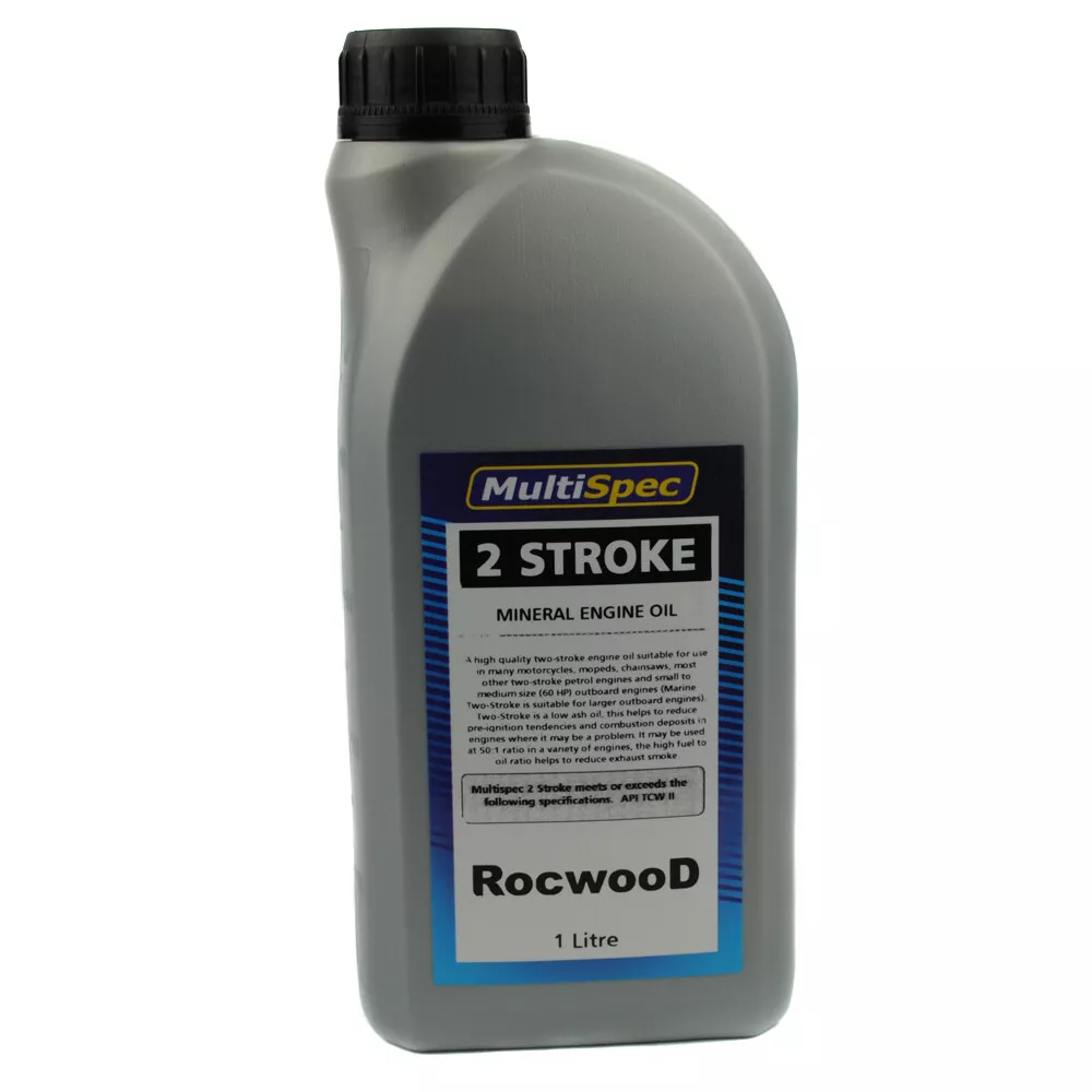 2 Two Stroke Engine Oil 1L Litre For Chainsaw Strimmer Brushcutter Cut Off Saw