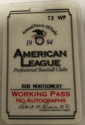 1994 Ticket Pass  Alex Rodriguez Debut/First Hit/First RBI Seattle Mariners ⚾️