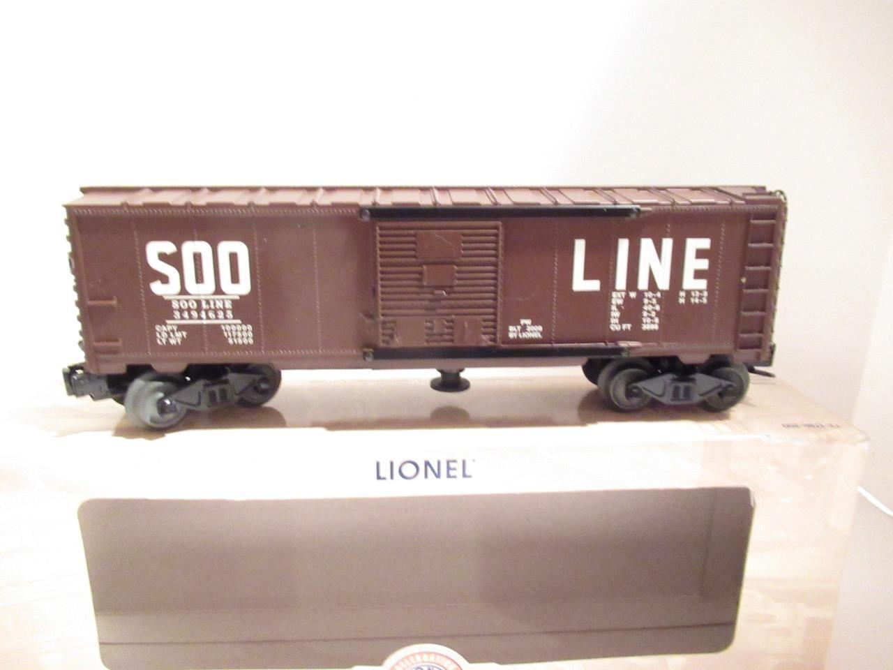 LIONEL TRAINS POSTWAR CELEBRATION 29888 3494625 SOO BOXCAR 0/027