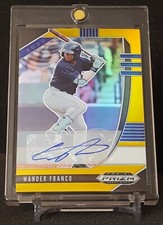 WANDER FRANCO 2020 PANINI PRIZM DRAFT PICKS GOLD PRIZM AUTO /10 CARD #PDP116