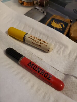 gallagher and burton fine blended whiskey rare lighter advertising  monroe...
