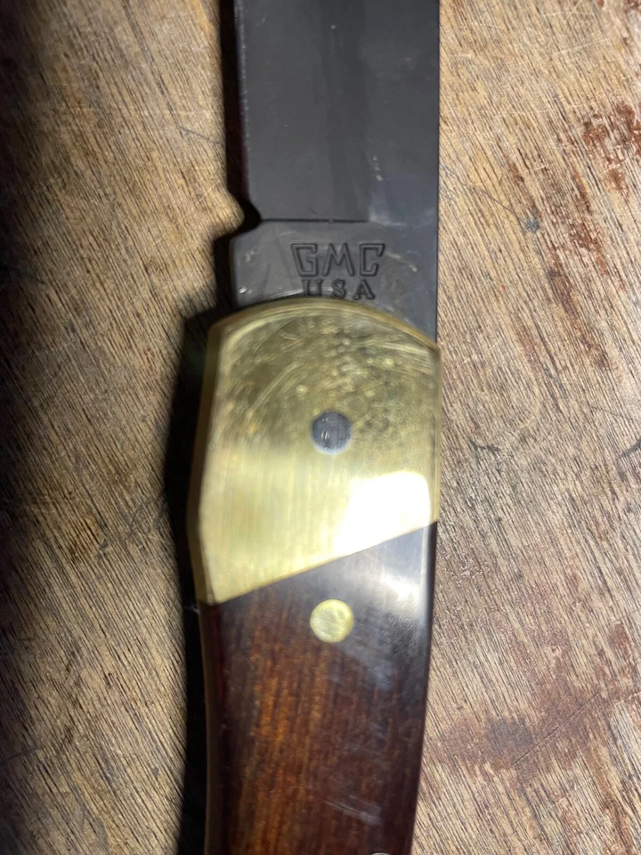 Редкий Schrade GMC прототип LB7 нож оксид алюминия порошковое покрытие лезвие неиспользованный - Изображение 2 из 3