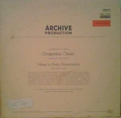 Nuns-Choir Of The Benedictine Abbey Of Our Lady Of V LP Vinyl Sch